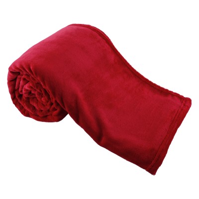 TEMPO-KONDELA DALAT TYP 1, plyšová deka, červená, 120x150 cm