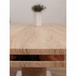 Jedálenský stôl, MDF, dub sonoma, 180x90 cm, AMAR
