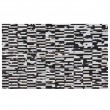 Luxusný kožený koberec, hnedá/čierna/biela, patchwork, 201x300, KOŽA TYP 6