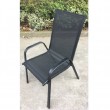 Stohovateľná stolička, tmavosivá/čierna, ALDERA