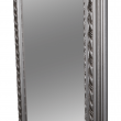 Zrkadlo, drevený rám striebornej farby, MALKIA TYP 5