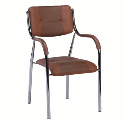 Stohovateľná stolička, hnedá, ILHAM